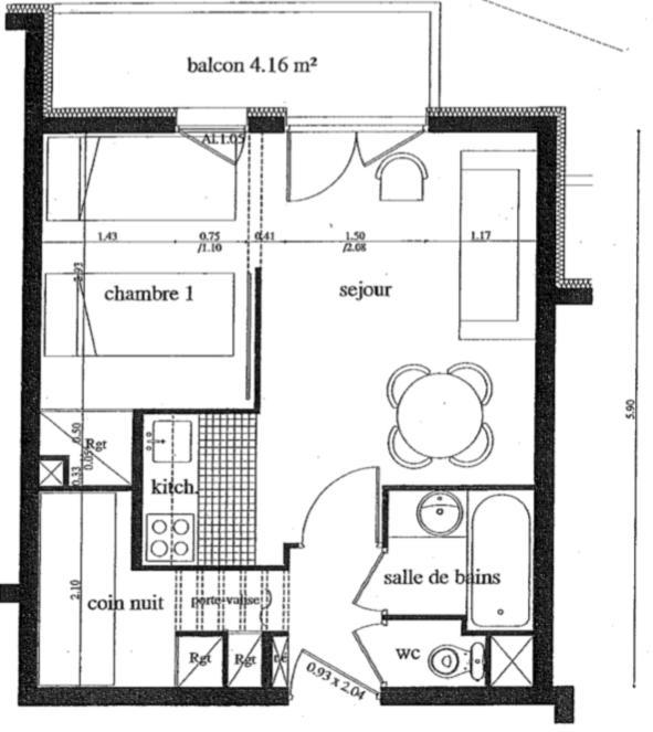 Pied Des Pistes, 2 Pieces, 6Pers, Piscine Et Sauna Risoul Exterior foto